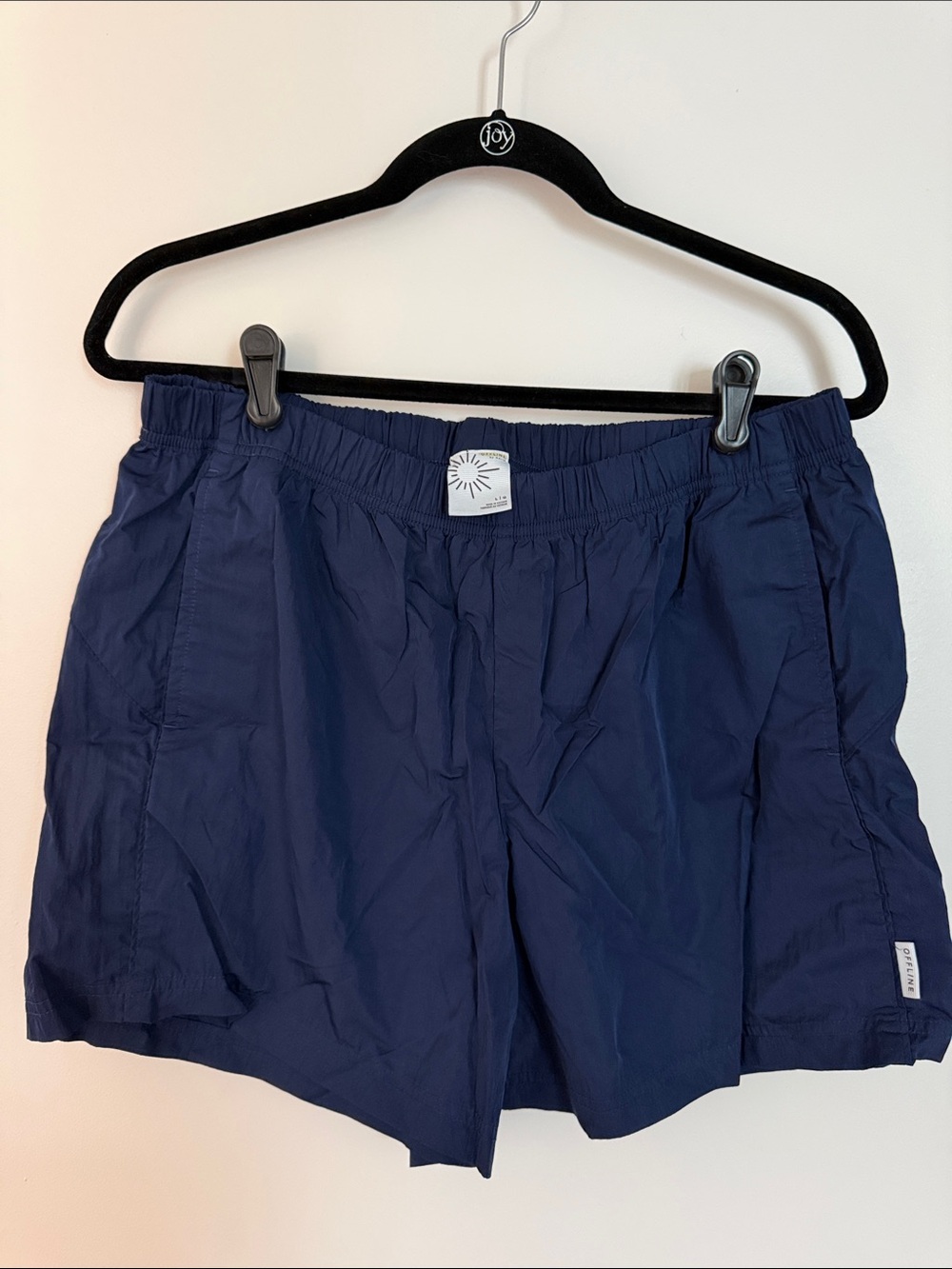 aerie Navy Athletic Running Shorts
